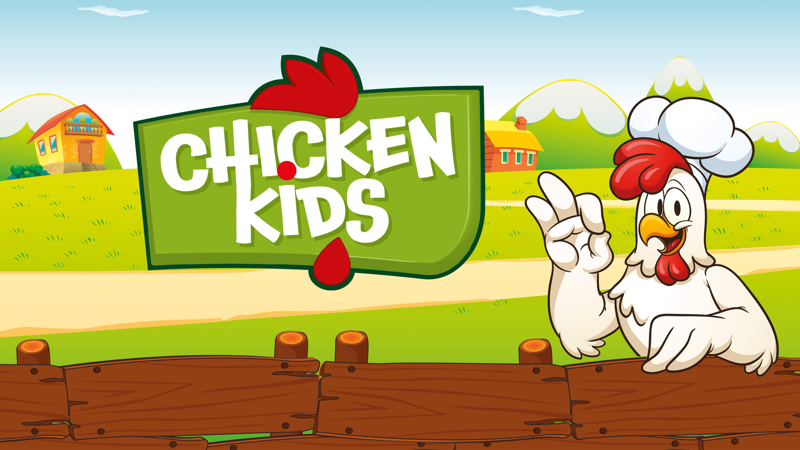 food logo chickenkids