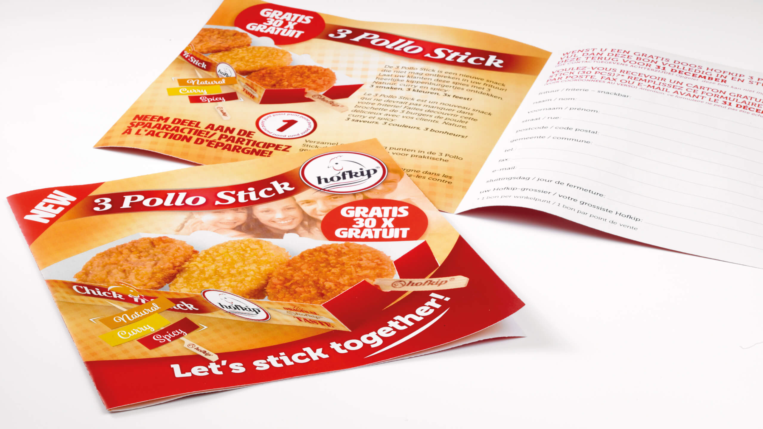 spaaractiefolder pollo sticks hofkip