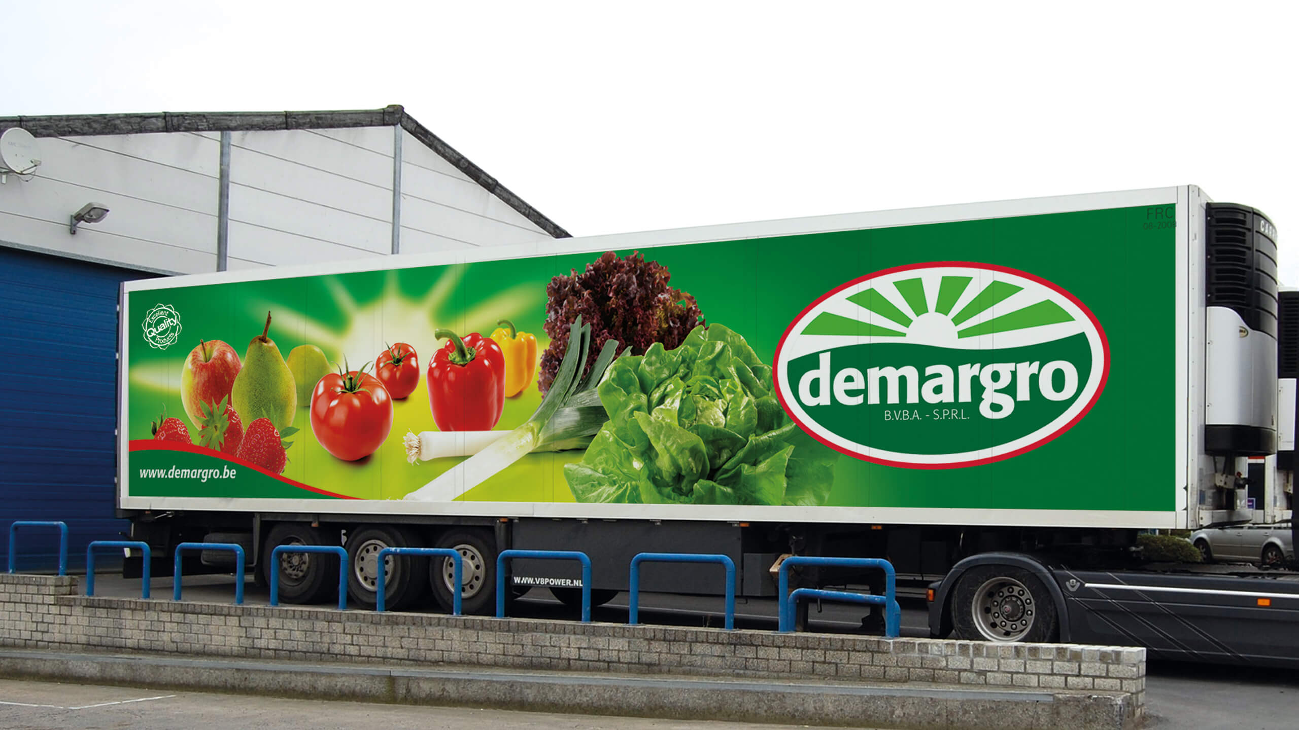 demargro vrachtwagen belettering 