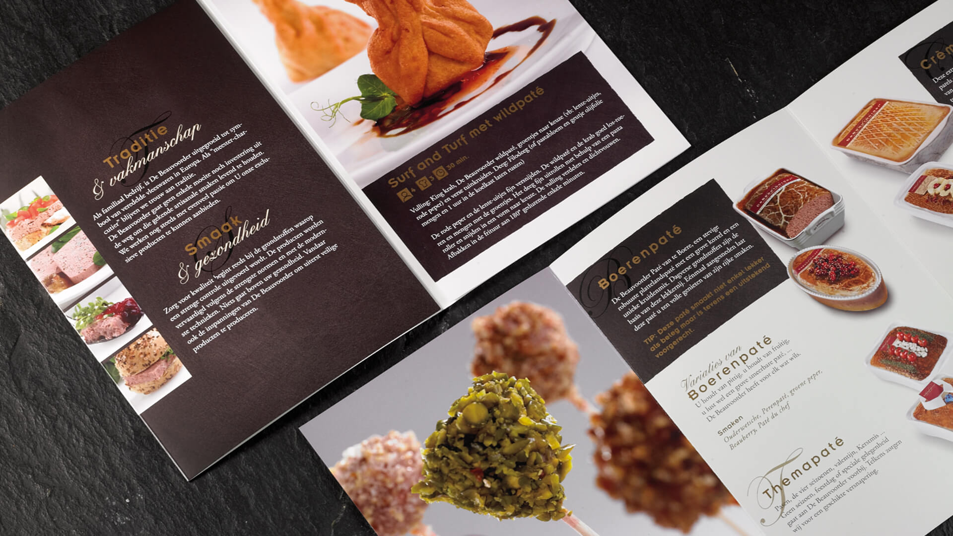 receptenflyer paté door devlieghere food communication