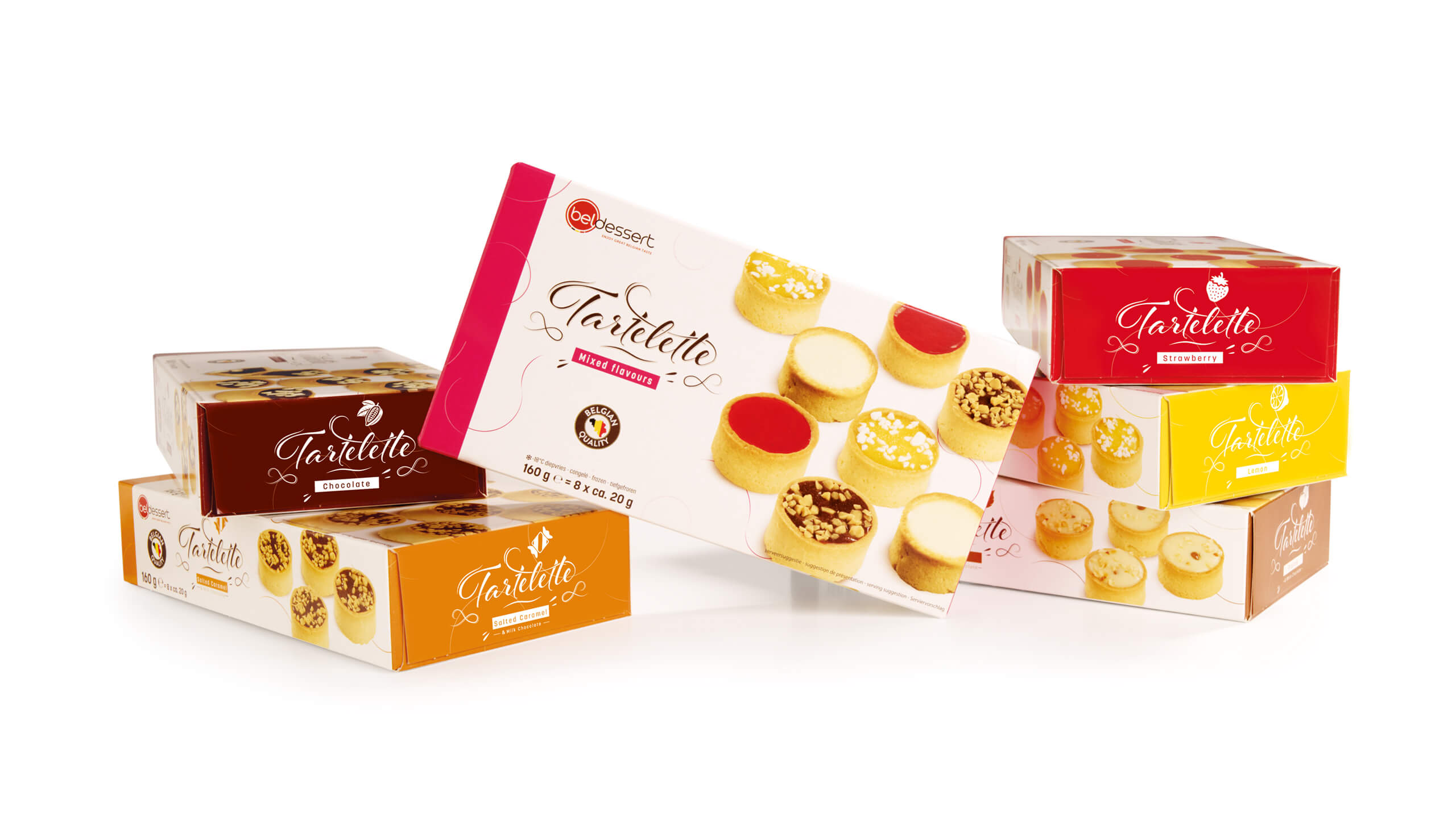 brand beldessert packaging Devlieghere Food Communication