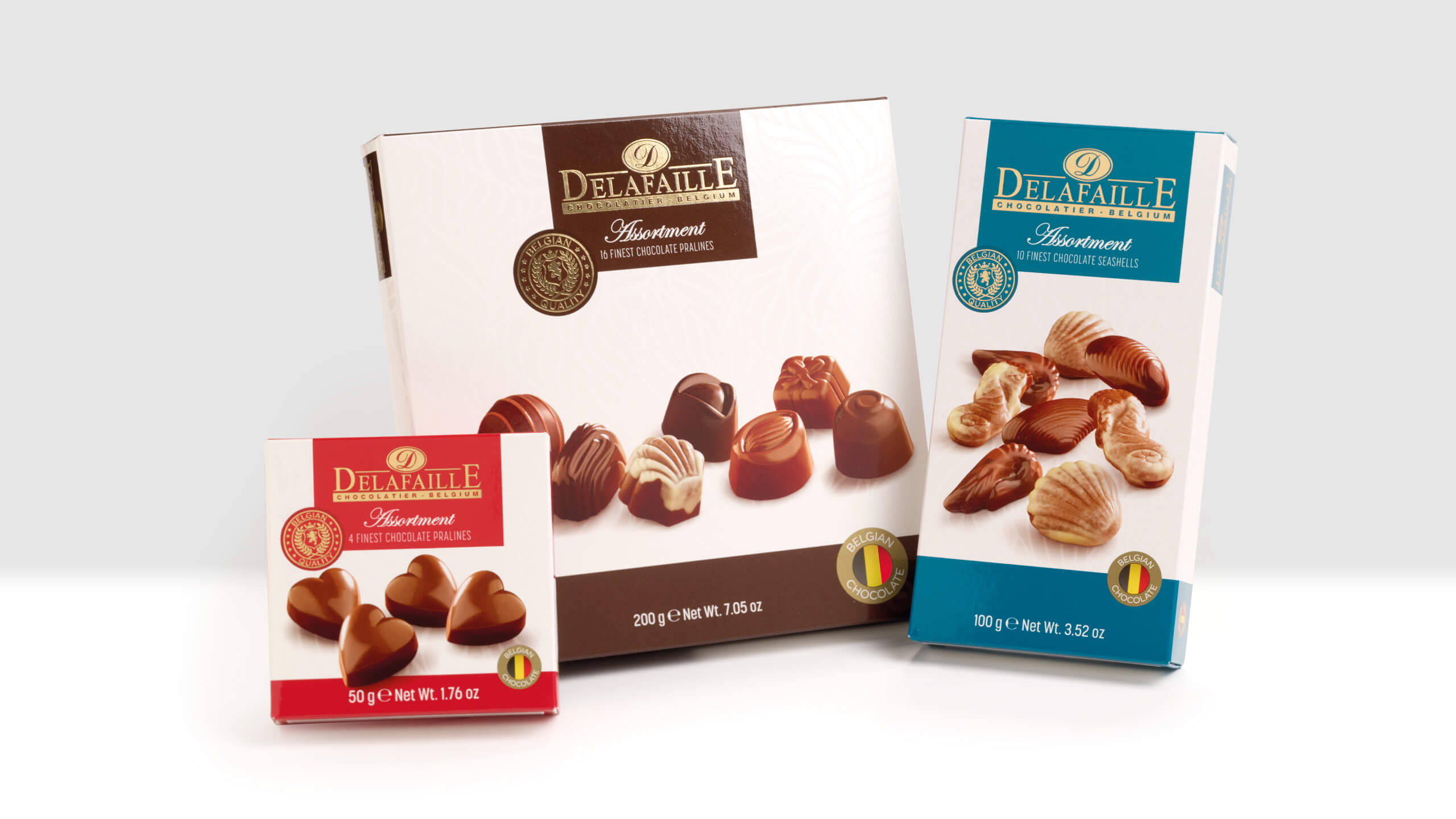 delafaille pralines packaging design